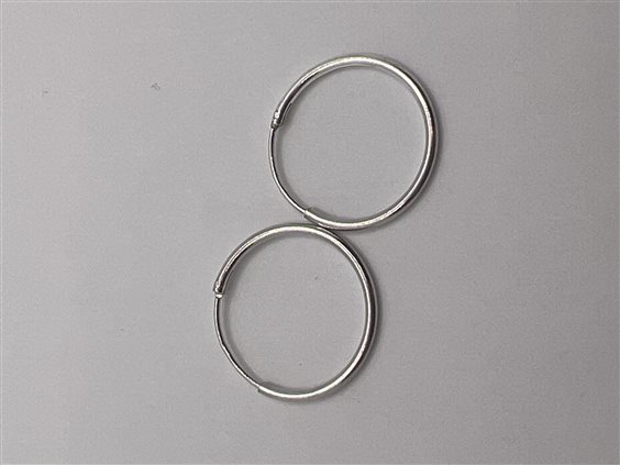 Orecchini Domar Cerchi argento 925 lisci in Argento ORAR-435-280 - ORAR-435-280